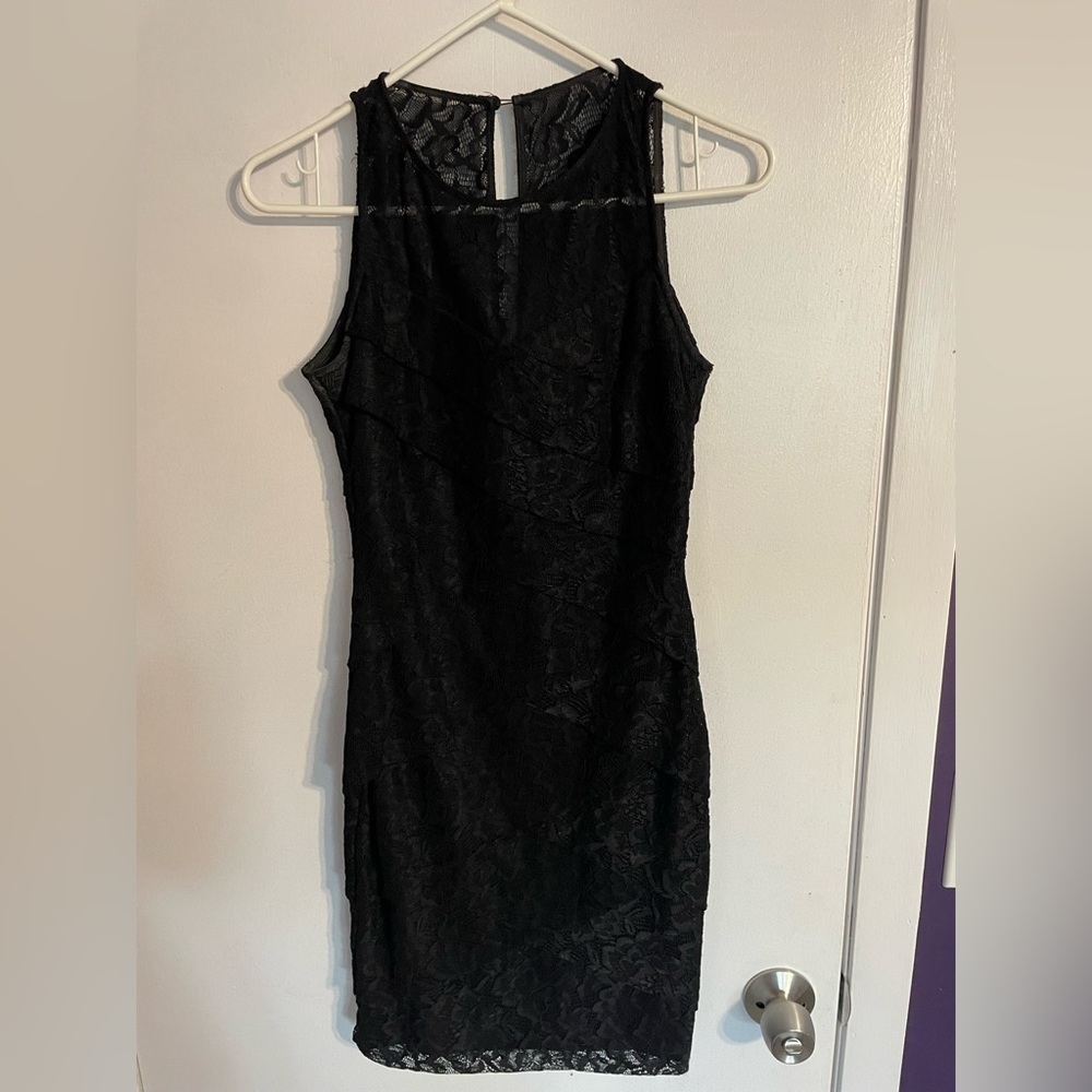 White House Black Market little black lace dress